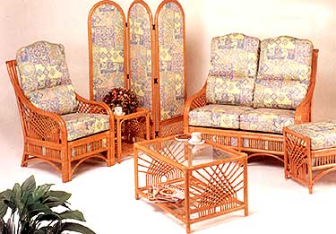 Cane wicker full matching suite from The Cane Centre